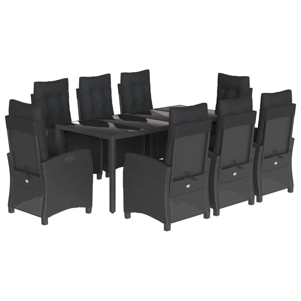 8721012326262_a_en_hd_1 vidaXL 9 Piece Garden Dining Set with Cushions Black Poly Rattan - Image 2