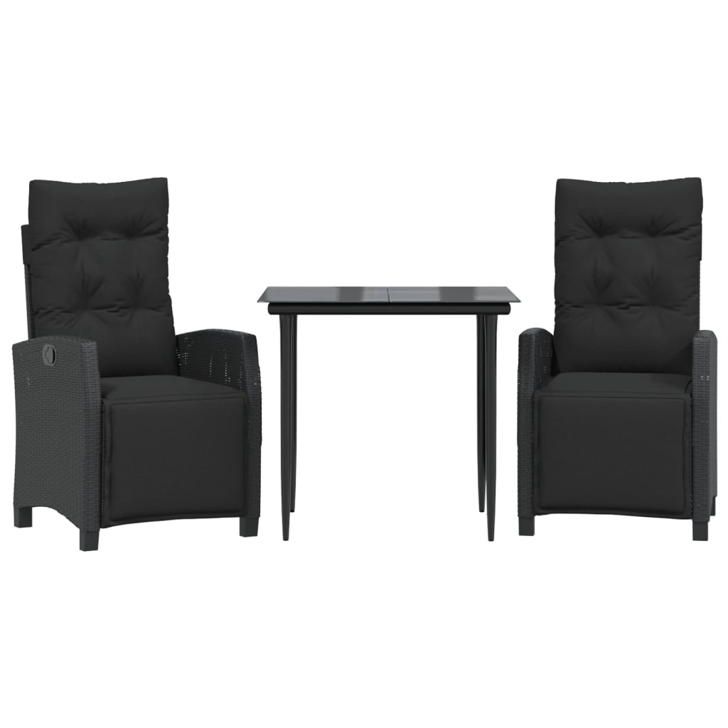 8721012326934_a_en_hd_1 vidaXL 3 Piece Garden Dining Set with Cushions Black Poly Rattan - Image 2