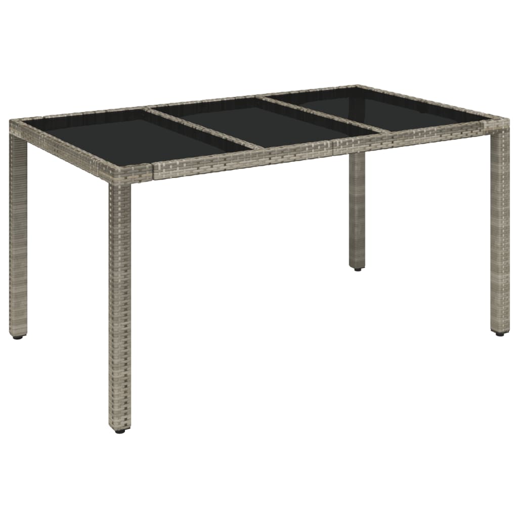 8721012328143_g_en_hd_8 vidaXL 7 Piece Garden Dining Set with Cushions Grey Poly Rattan - Image 10