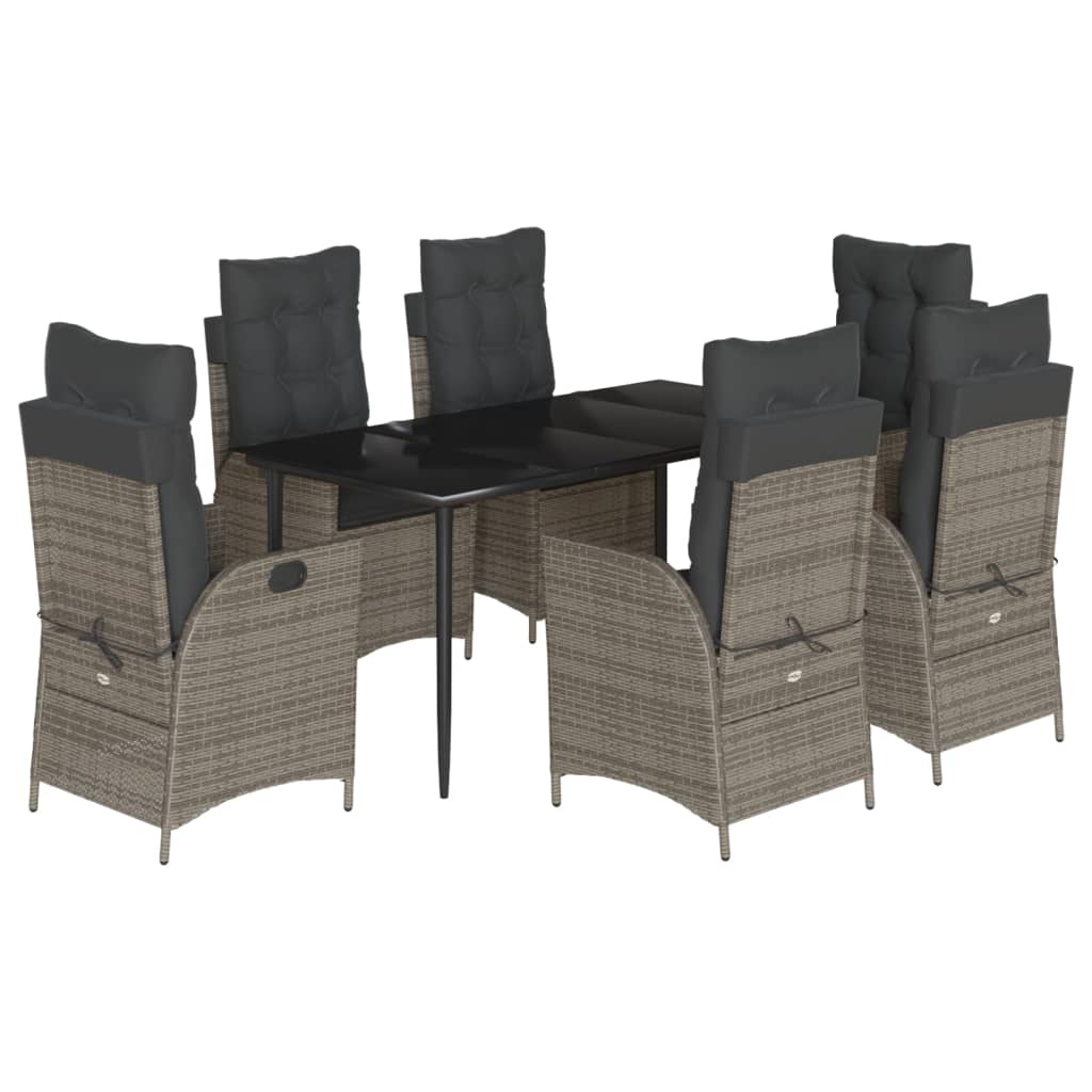 8721012329539_a_en_hd_1 vidaXL 7 Piece Garden Dining Set with Cushions Grey Poly Rattan - Image 2
