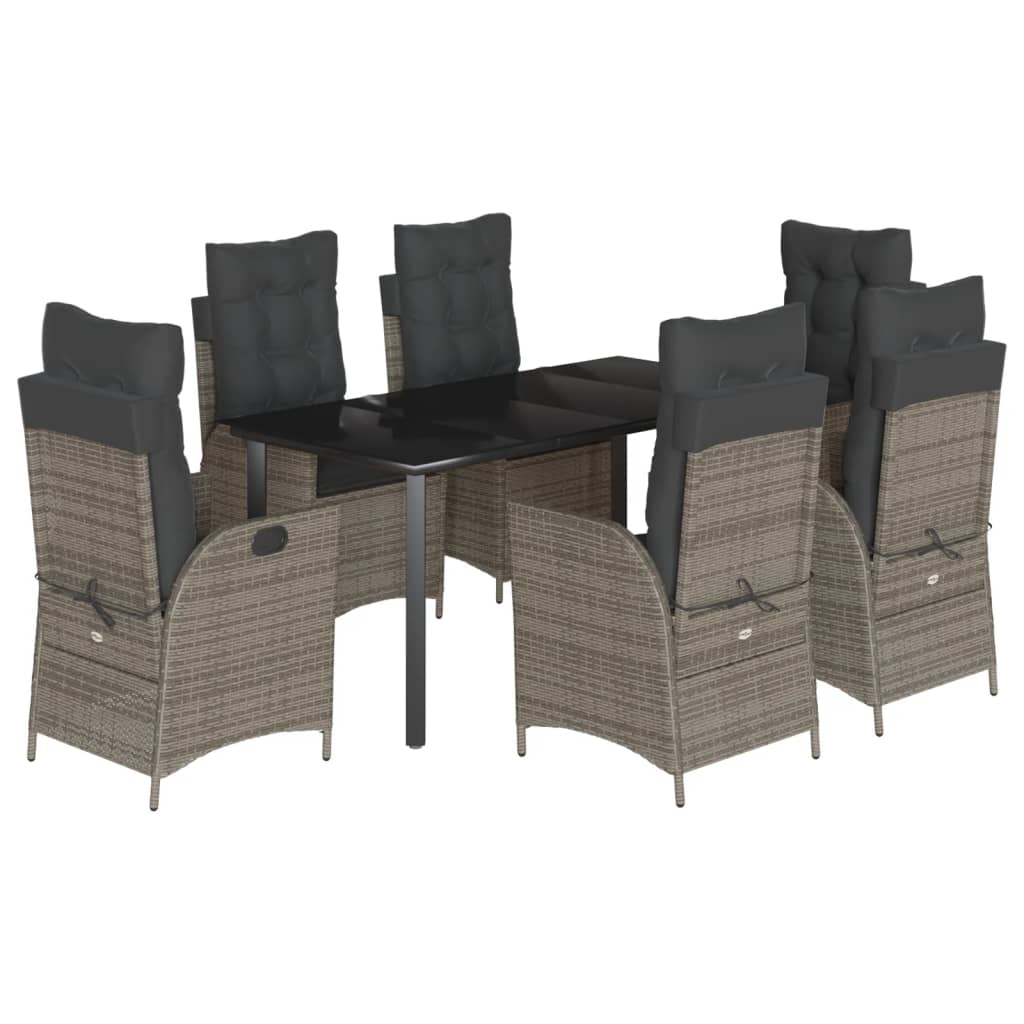 8721012329621_a_en_hd_1 vidaXL 7 Piece Garden Dining Set with Cushions Grey Poly Rattan - Image 2