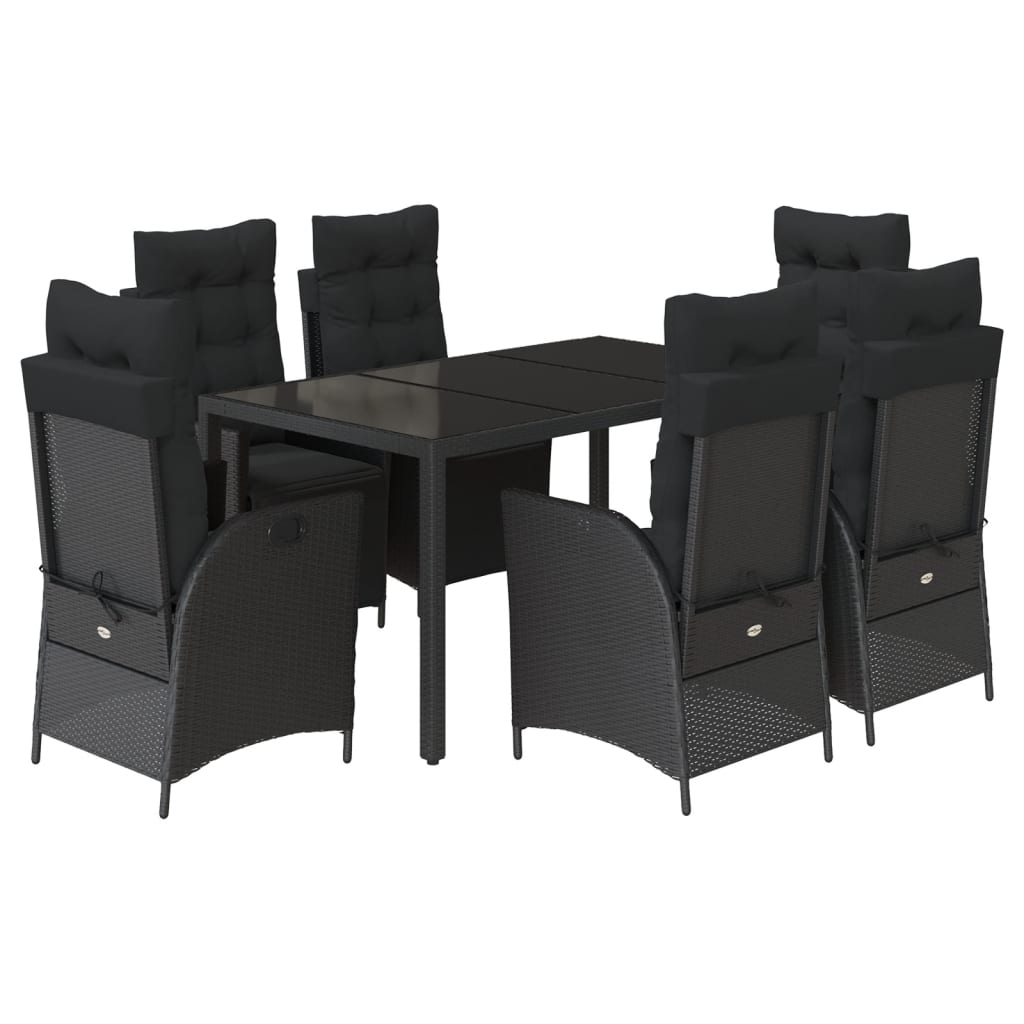 8721012330566_a_en_hd_1 vidaXL 7 Piece Garden Dining Set with Cushions Black Poly Rattan - Image 2