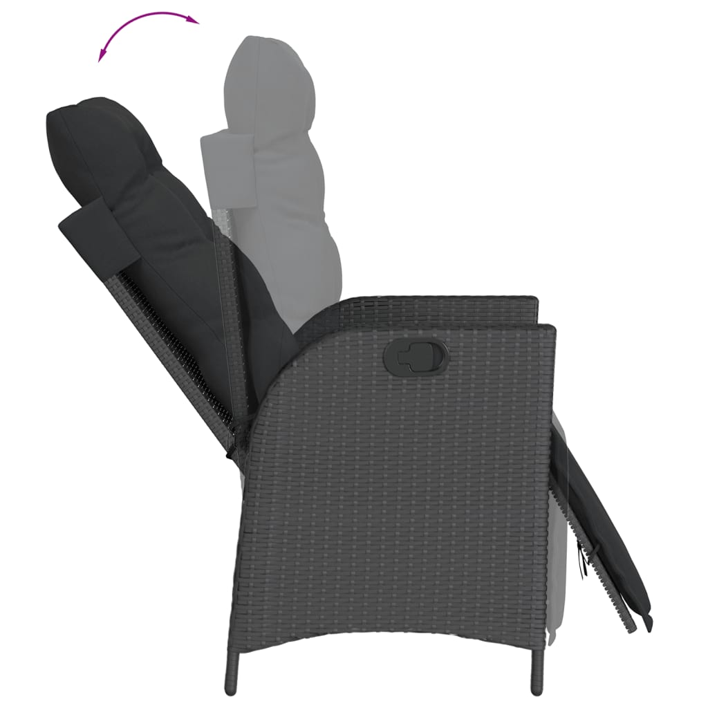 8721012330733_g_en_hd_3 vidaXL 5 Piece Garden Dining Set with Cushions Black Poly Rattan - Image 5