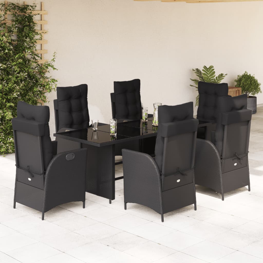 8721012330856_m_en_hd_1 vidaXL 7 Piece Garden Dining Set with Cushions Black Poly Rattan - Image 1