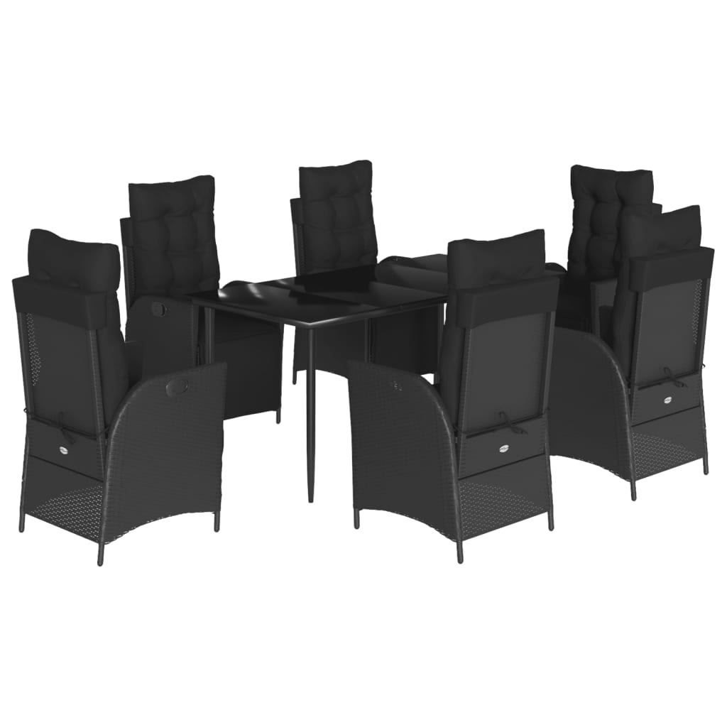8721012331297_a_en_hd_1 vidaXL 7 Piece Garden Dining Set with Cushions Black Poly Rattan - Image 2