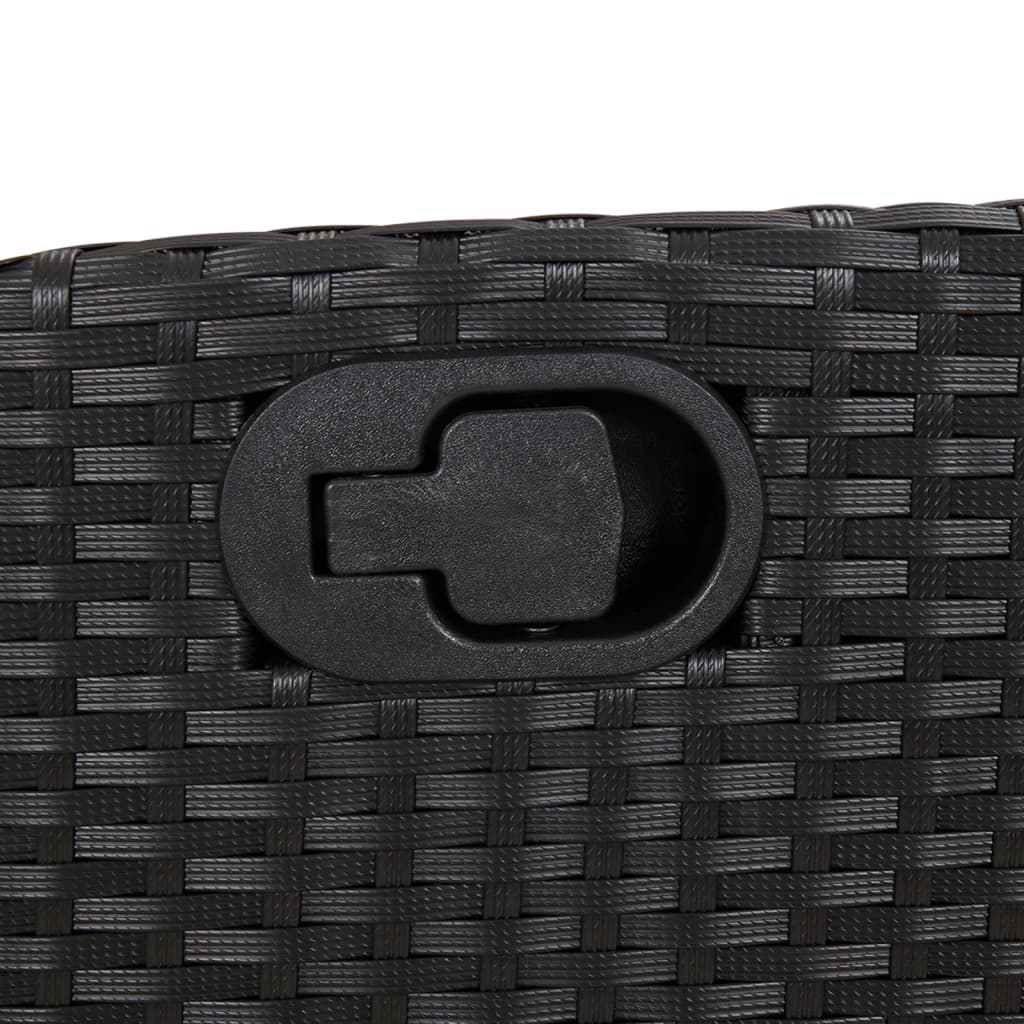 8721012331334_g_en_hd_4 vidaXL 5 Piece Garden Dining Set with Cushions Black Poly Rattan - Image 6