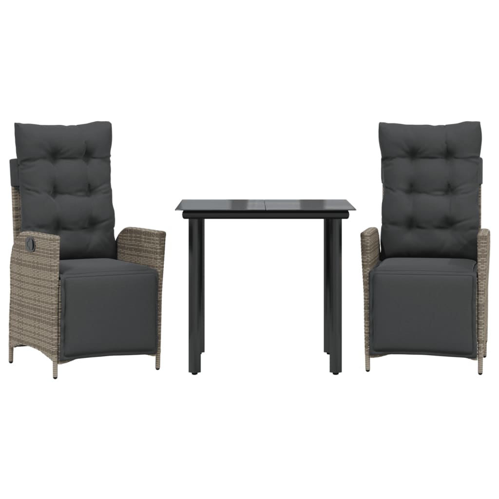 8721012331600_a_en_hd_1 vidaXL 3 Piece Garden Dining Set with Cushions Grey Poly Rattan - Image 2