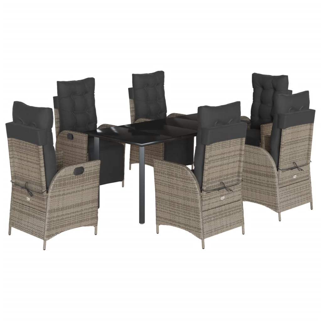 8721012331648_a_en_hd_1 vidaXL 7 Piece Garden Dining Set with Cushions Grey Poly Rattan - Image 2