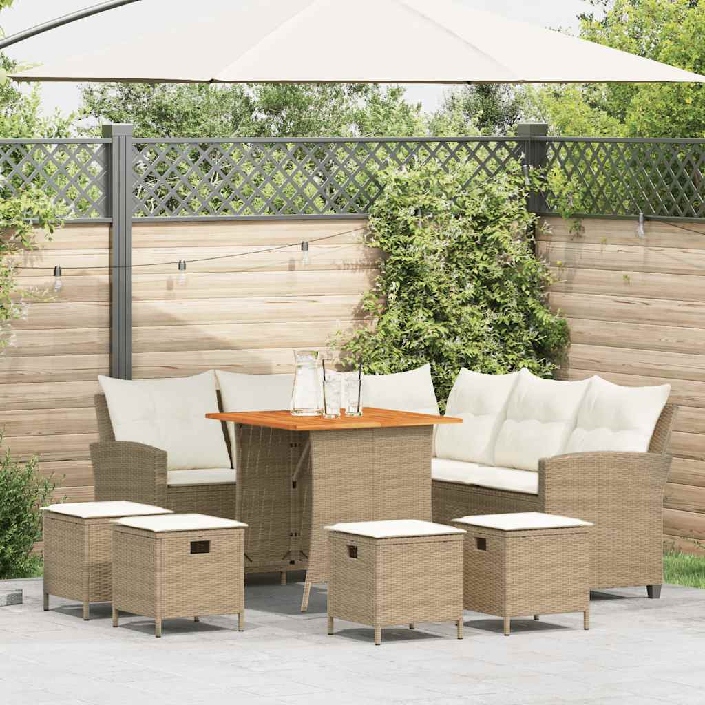 8721012332782_m_en_hd_1 vidaXL 6 Piece Garden Sofa Set with Cushions L-shaped Beige Poly Rattan - Image 1