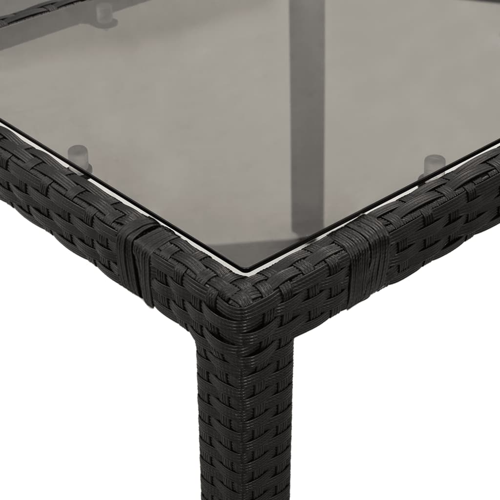 8721012332867_g_en_hd_6 vidaXL Garden Table with Glass Top Black 150x90x75 cm Poly Rattan - Image 8