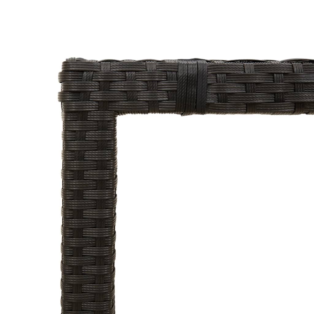 8721012332867_g_en_hd_7 vidaXL Garden Table with Glass Top Black 150x90x75 cm Poly Rattan - Image 9