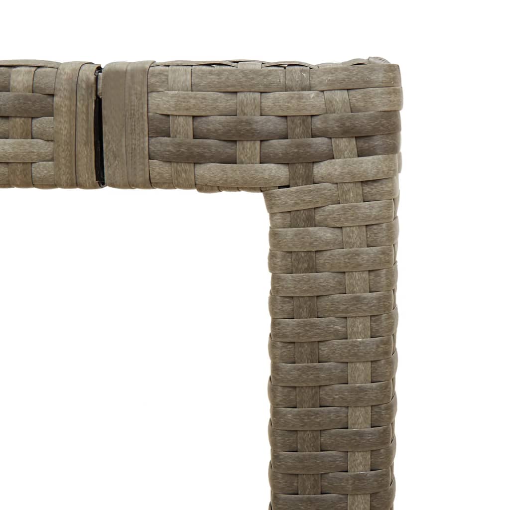 8721012332881_g_en_hd_7 vidaXL Garden Table with Glass Top Grey 150x90x75 cm Poly Rattan - Image 9