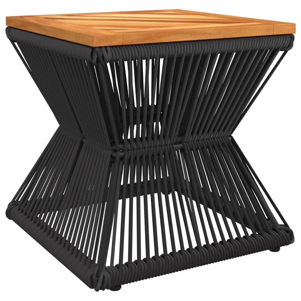 8721012333147_a_en_hd_1 vidaXL Coffee Table with Wire Base Black 38x38x38 cm Solid Wood Acacia - Image 2