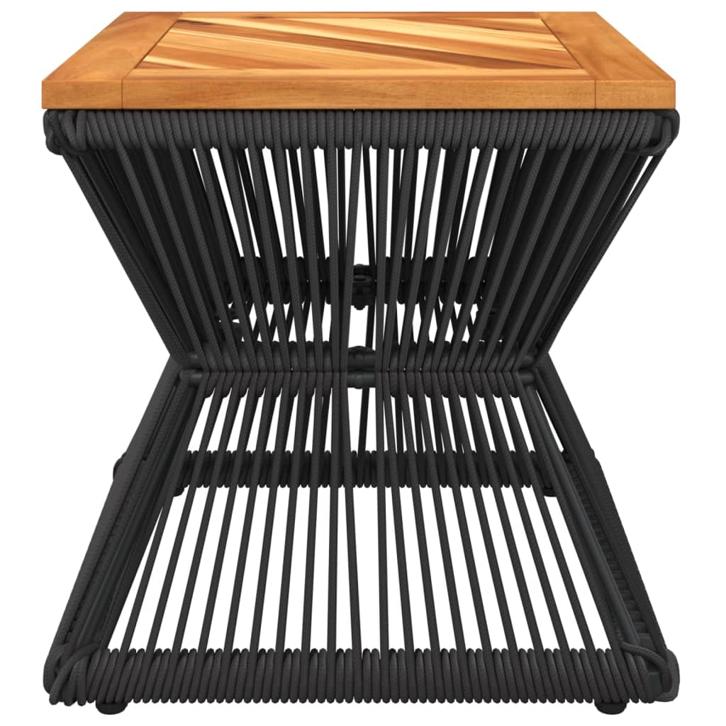 8721012333147_g_en_hd_3 vidaXL Coffee Table with Wire Base Black 38x38x38 cm Solid Wood Acacia - Image 5