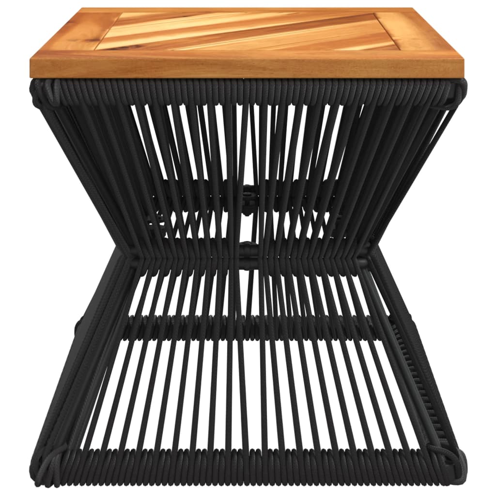 8721012333147_g_en_hd_4 vidaXL Coffee Table with Wire Base Black 38x38x38 cm Solid Wood Acacia - Image 6
