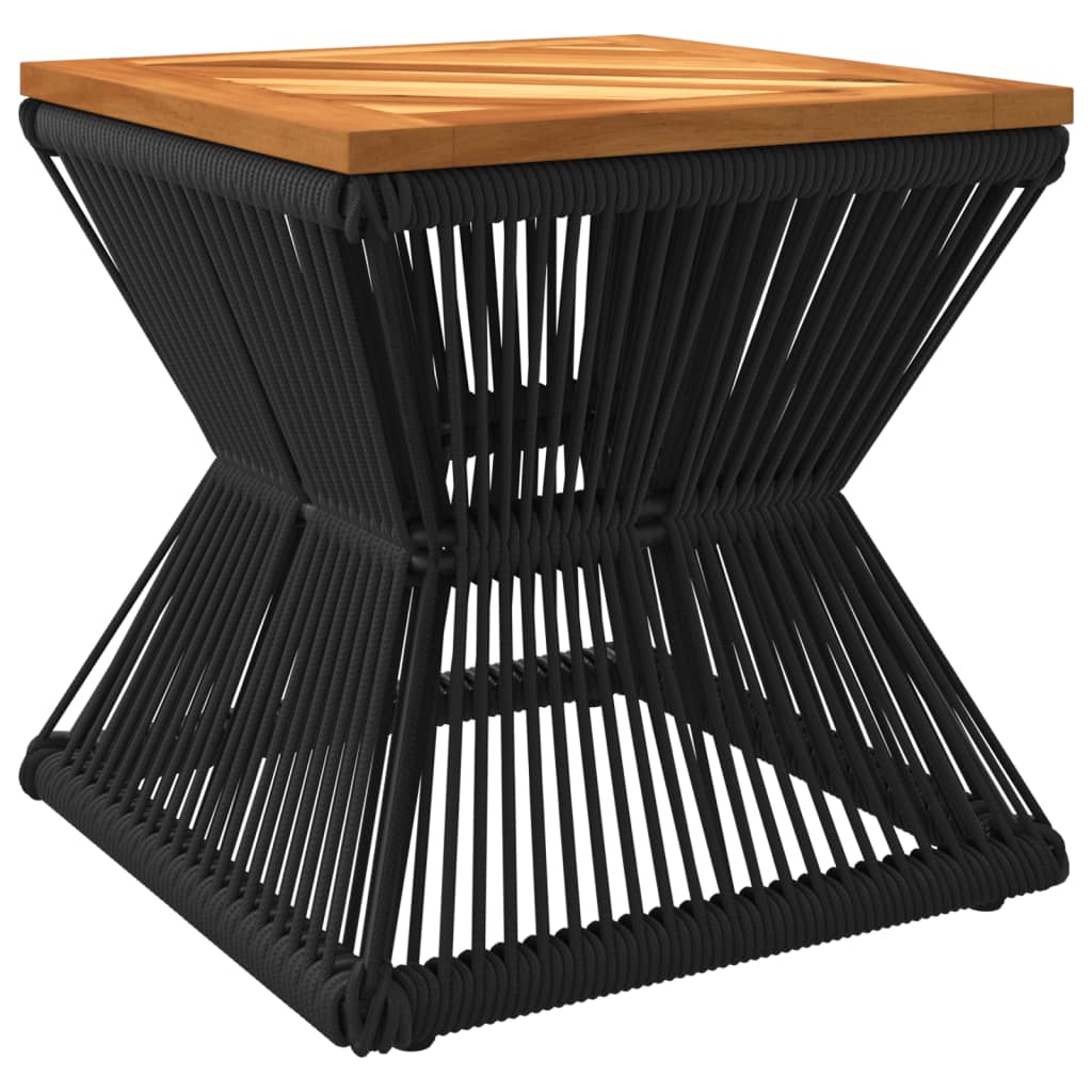 8721012333147_g_en_hd_5 vidaXL Coffee Table with Wire Base Black 38x38x38 cm Solid Wood Acacia - Image 7
