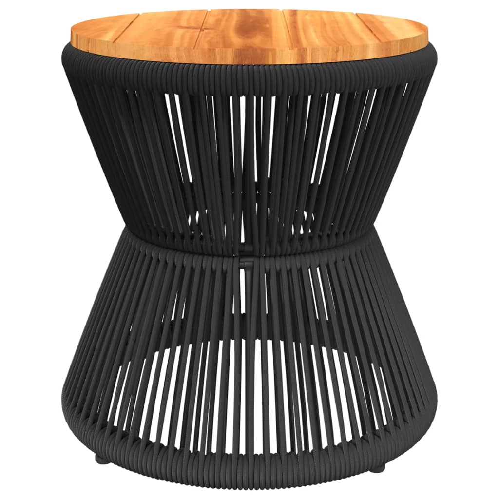 8721012333154_g_en_hd_5 vidaXL Coffee Table with Wire Base Black Ø 45x44 cm Solid Wood Acacia - Image 7