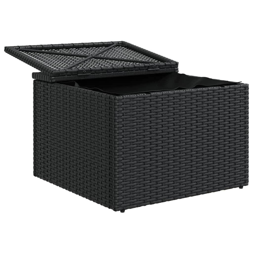 8721012333536_g_en_hd_6 vidaXL Garden Stool with Cushion Black 55x55x37 cm Poly Rattan - Image 8