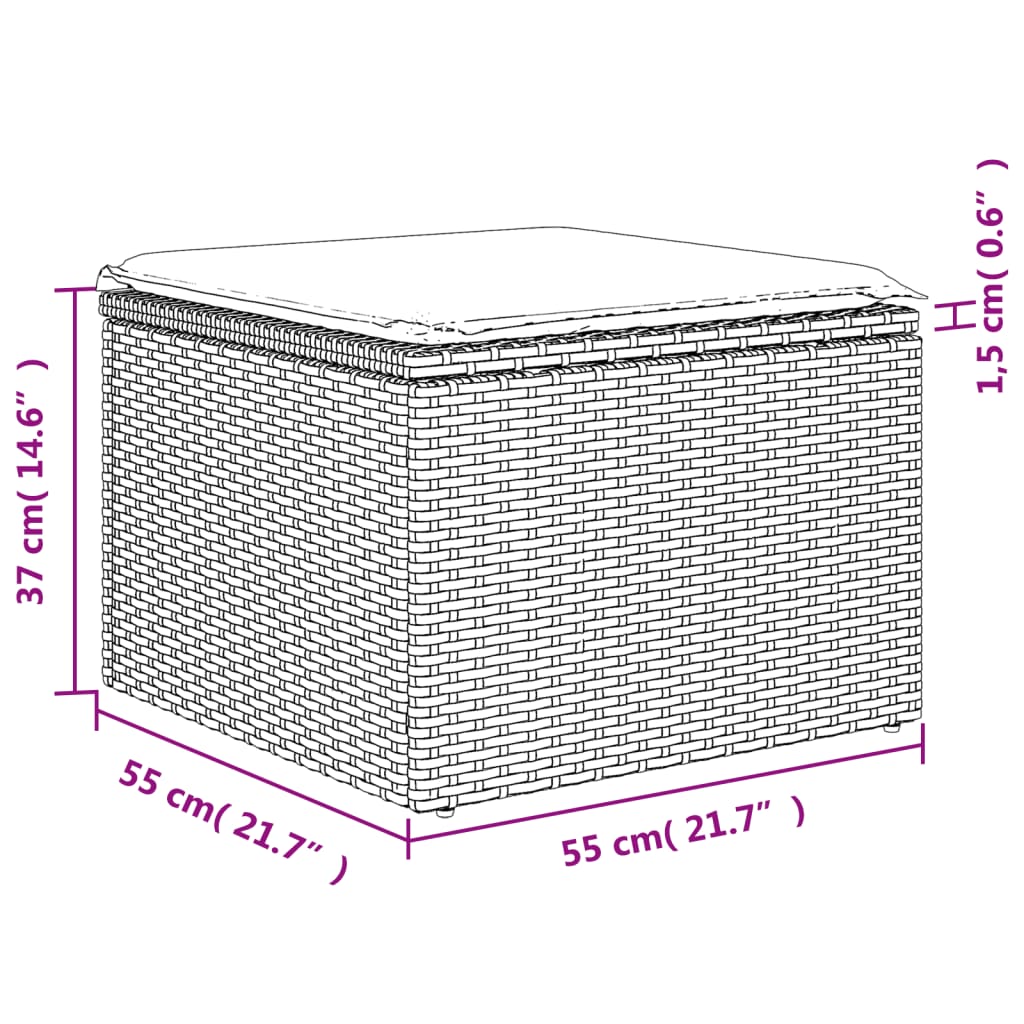 8721012333536_g_en_hd_8 vidaXL Garden Stool with Cushion Black 55x55x37 cm Poly Rattan - Image 10