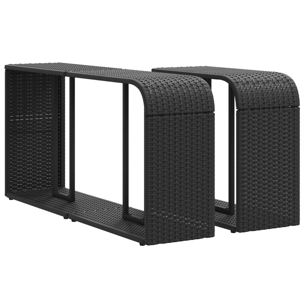 8721012333666_a_en_hd_1 vidaXL Storage Shelves 2 pcs Black Poly Rattan - Image 2