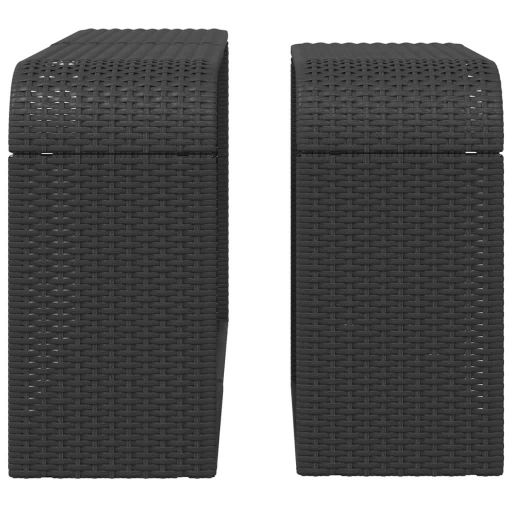 8721012333666_g_en_hd_3 vidaXL Storage Shelves 2 pcs Black Poly Rattan - Image 5