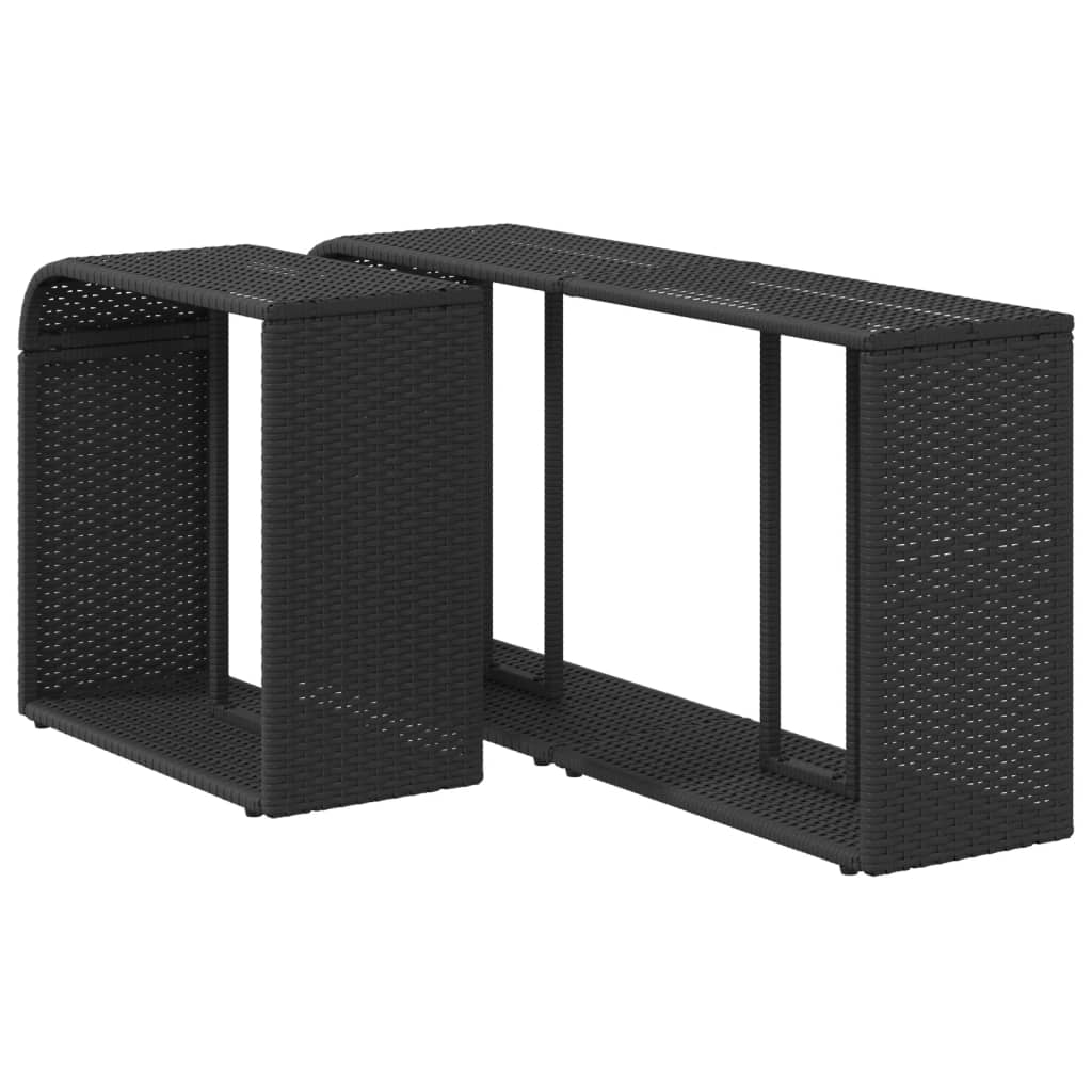 8721012333666_g_en_hd_5 vidaXL Storage Shelves 2 pcs Black Poly Rattan - Image 7