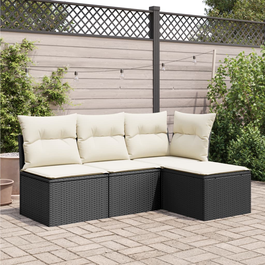8721012333864_g_en_hd_1 vidaXL Garden Stool with Cushion Black 55x55x37 cm Poly Rattan - Image 3