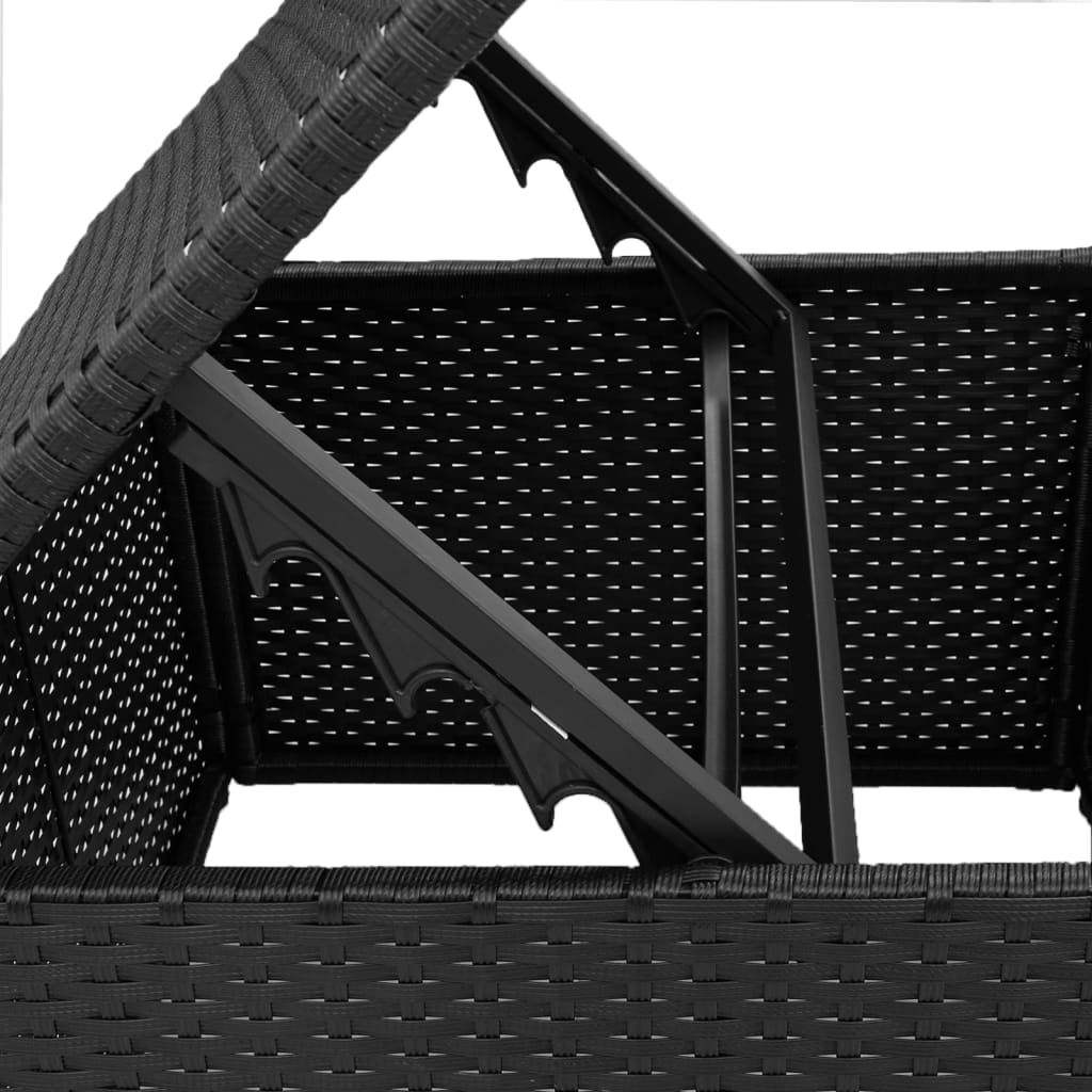 8721012333871_g_en_hd_7 vidaXL Garden Stool with Cushion Black 55x55x37 cm Poly Rattan - Image 9