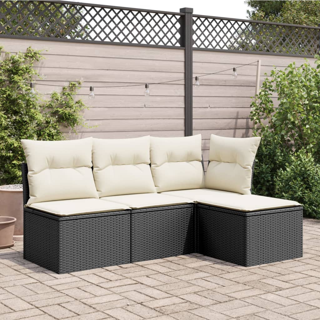 8721012333888_g_en_hd_1 vidaXL Garden Stool with Cushion Black 55x55x37 cm Poly Rattan - Image 3