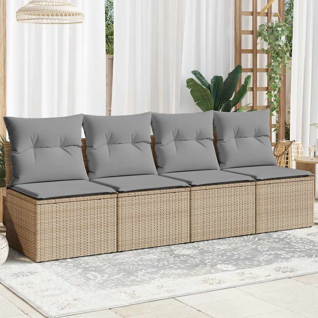 8721012334748_m_en_hd_1 vidaXL Garden Sofa with Cushions 4-Seater Beige Poly Rattan - Image 1