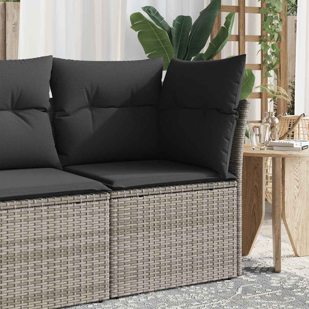 8721012334984_m_en_hd_1 vidaXL Garden Sofa Corner with Cushions Grey Poly Rattan - Image 1