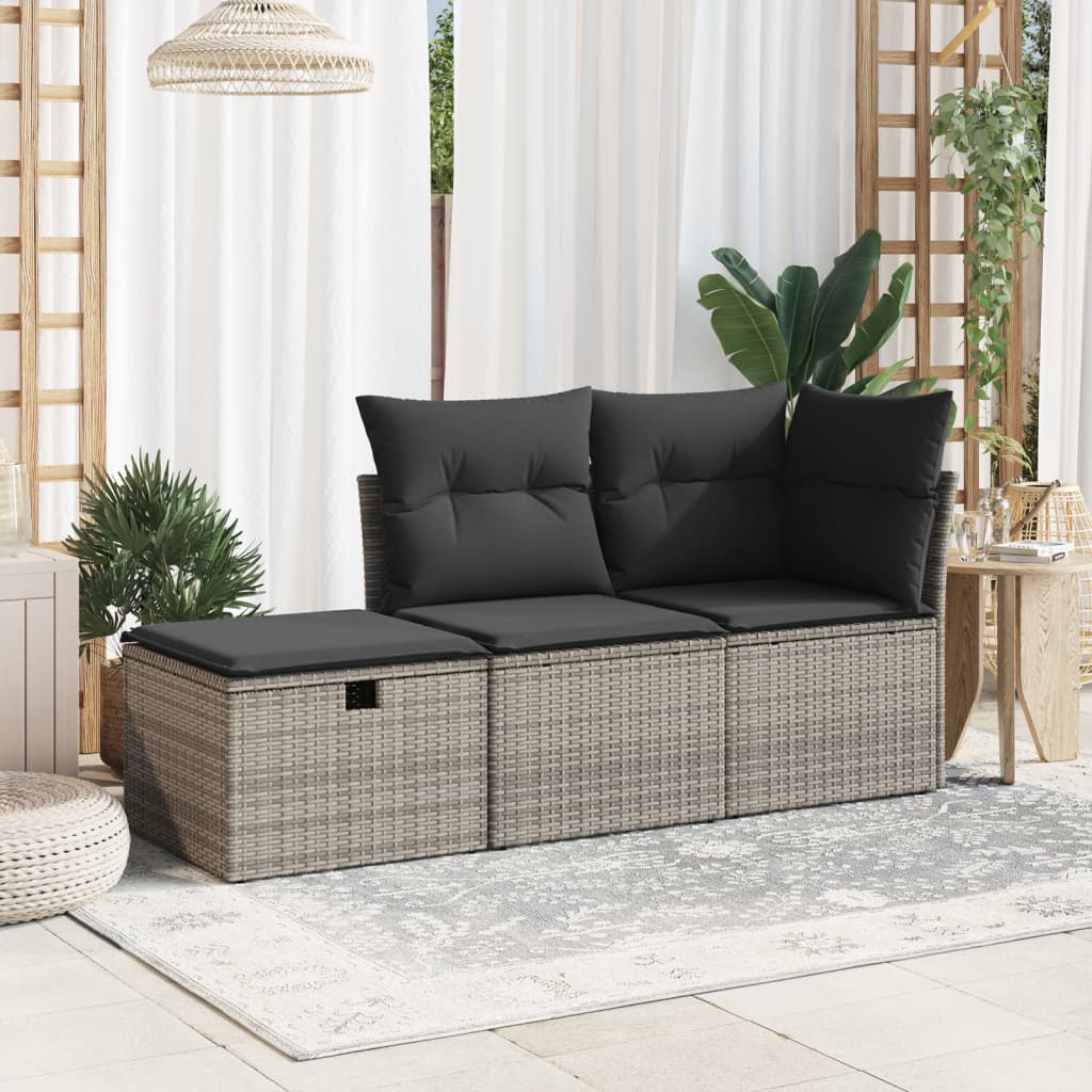 8721012335035_g_en_hd_1 vidaXL Garden Stool with Cushion Grey 55x55x37 cm Poly Rattan - Image 3