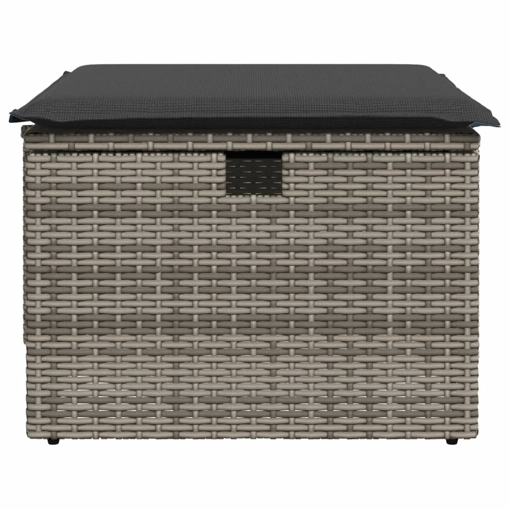 8721012335035_g_en_hd_2 vidaXL Garden Stool with Cushion Grey 55x55x37 cm Poly Rattan - Image 4