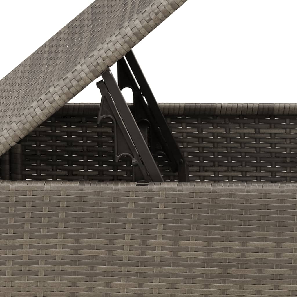 8721012335035_g_en_hd_7 vidaXL Garden Stool with Cushion Grey 55x55x37 cm Poly Rattan - Image 9