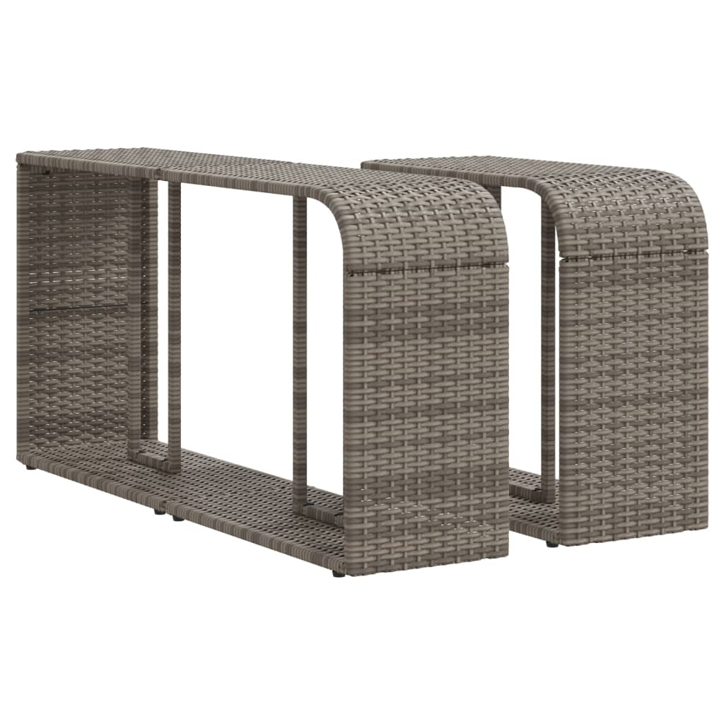 8721012335172_a_en_hd_1 vidaXL Storage Shelves 2 pcs Grey Poly Rattan - Image 2