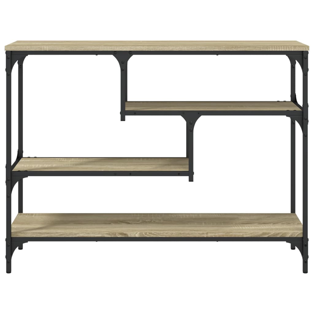8721012339651_g_en_hd_3 vidaXL Console Table Sonoma Oak 100x30x75 cm Engineered Wood - Image 6