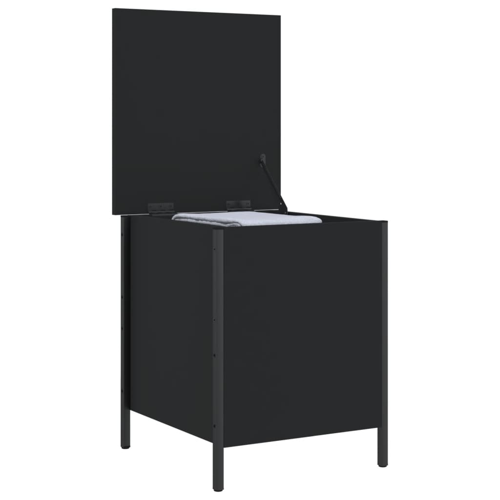 8721012340596_g_en_hd_3 vidaXL Storage Bench Black 40x42.5x50 cm Engineered Wood - Image 5
