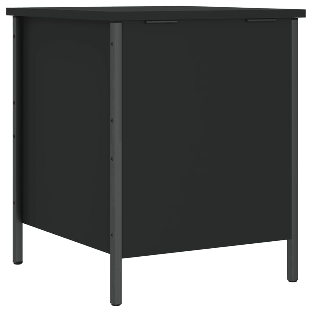 8721012340596_g_en_hd_7 vidaXL Storage Bench Black 40x42.5x50 cm Engineered Wood - Image 9