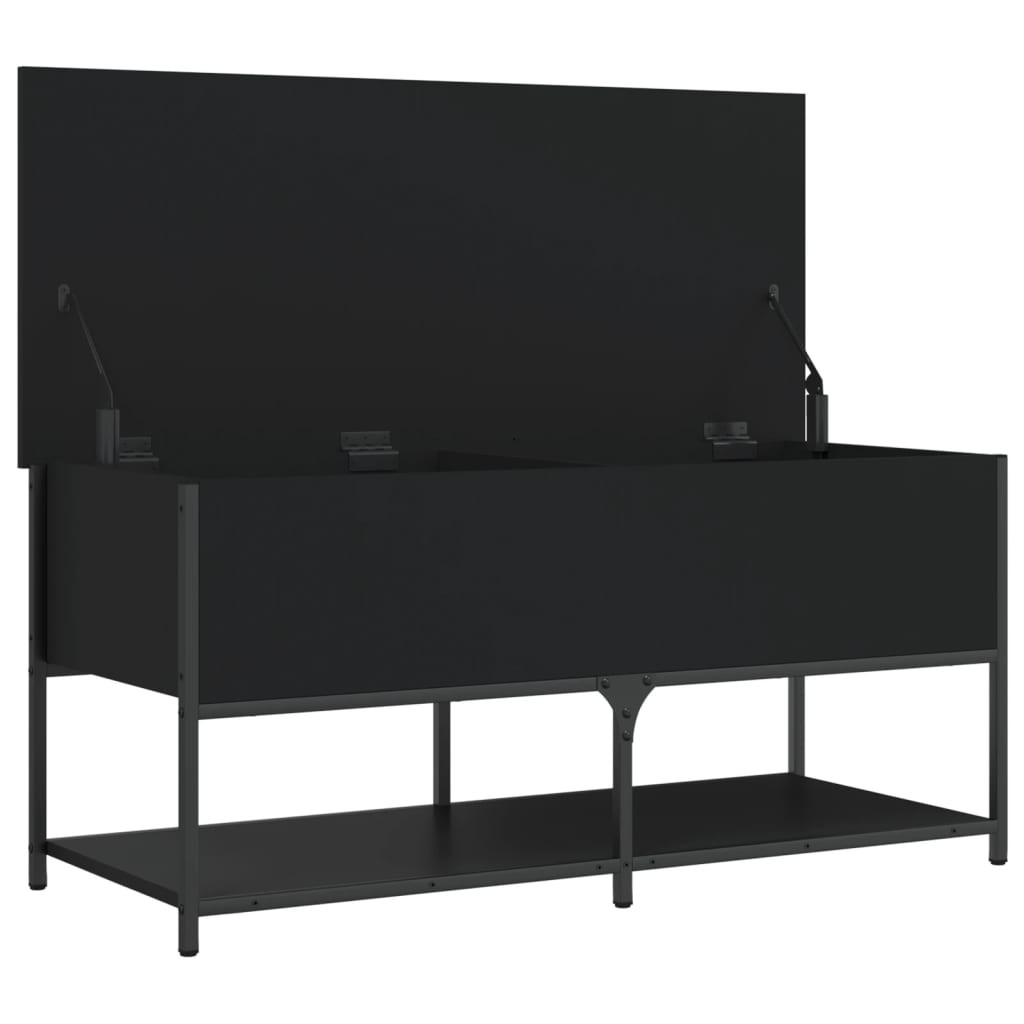 8721012340749_g_en_hd_4 vidaXL Storage Bench Black 100x42.5x47 cm Engineered Wood - Image 6