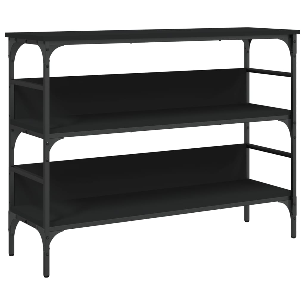 8721012341098_a_en_hd_1 vidaXL Console Table Black 100x32x75 cm Engineered Wood - Image 2