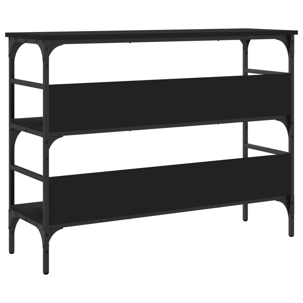 8721012341098_g_en_hd_5 vidaXL Console Table Black 100x32x75 cm Engineered Wood - Image 8