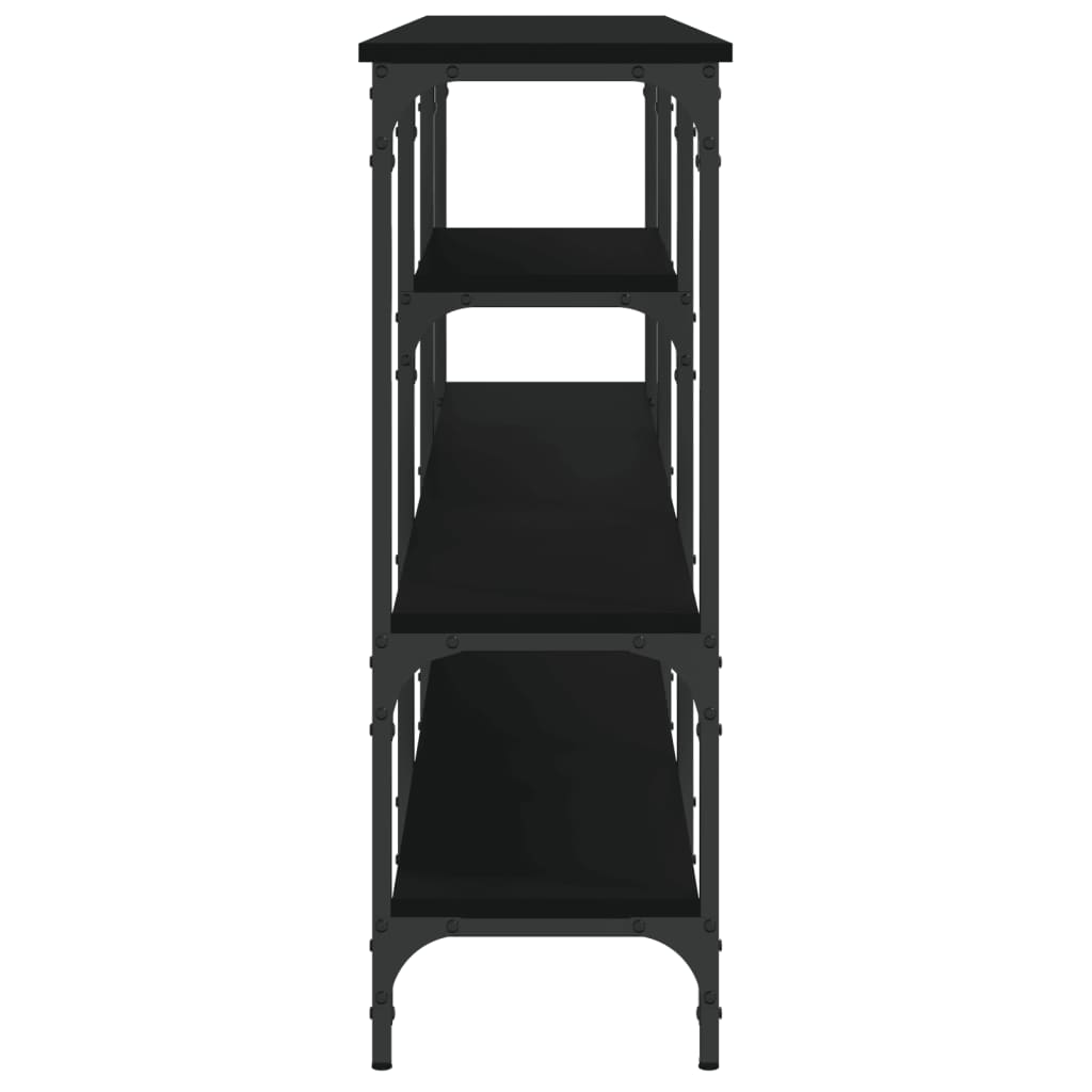 8721012341142_g_en_hd_4 vidaXL Console Table Black 160x29x80 cm Engineered Wood - Image 7