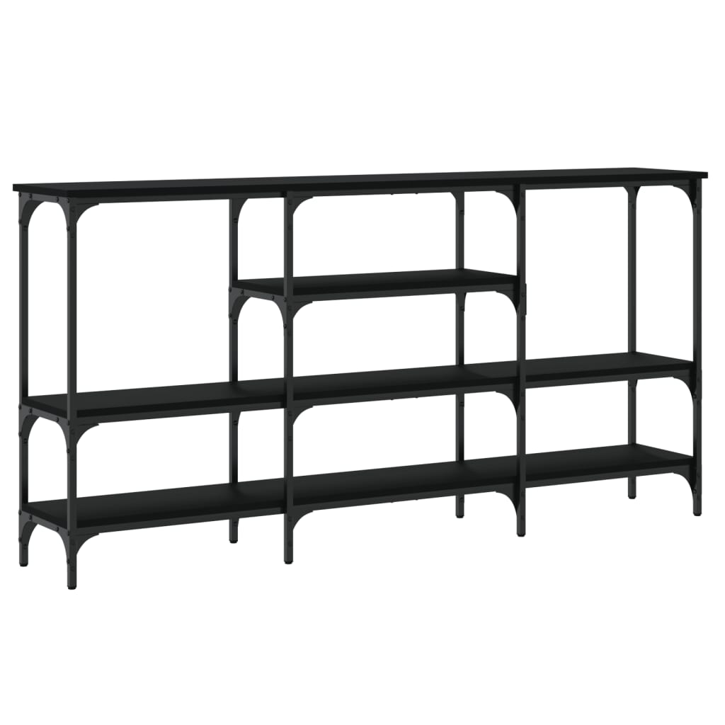 8721012341142_g_en_hd_5 vidaXL Console Table Black 160x29x80 cm Engineered Wood - Image 8