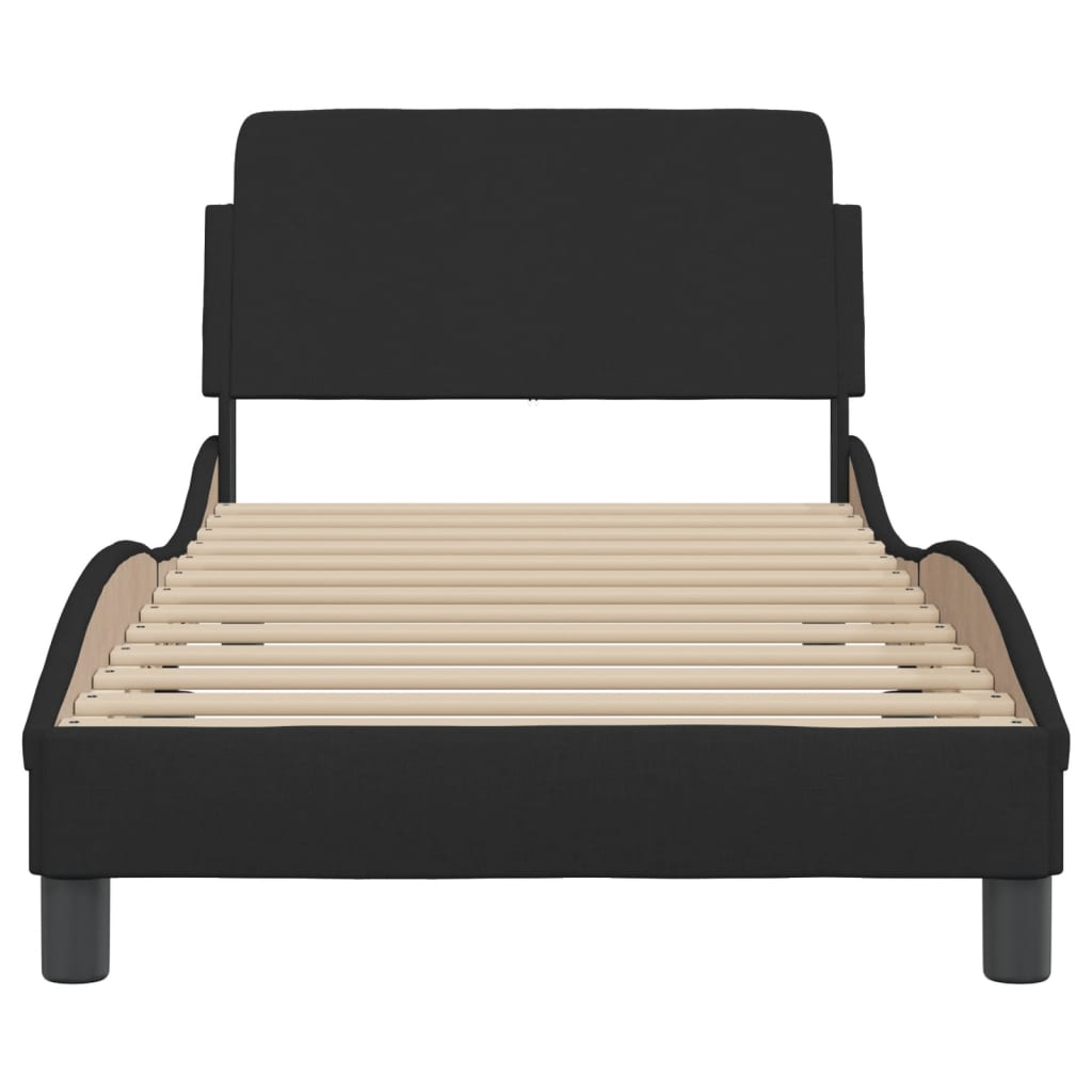8721012341401_g_en_hd_2 vidaXL Bed Frame "Dover" Black 90x190 cm Fabric - Image 4