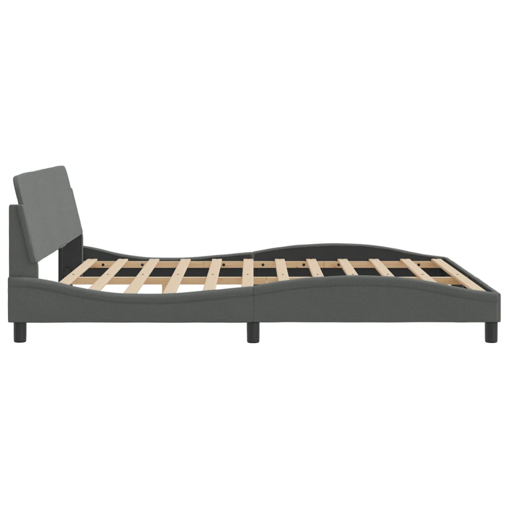 8721012341456_g_en_hd_3 vidaXL Bed Frame "Dover" Dark Grey 180x200 cm King Fabric - Image 5