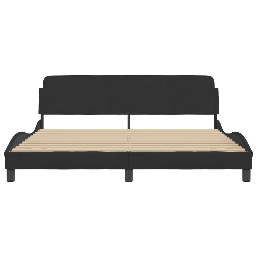 8721012341487_g_en_hd_2 vidaXL Bed Frame "Dover" Black 180x200 cm King Velvet - Image 4