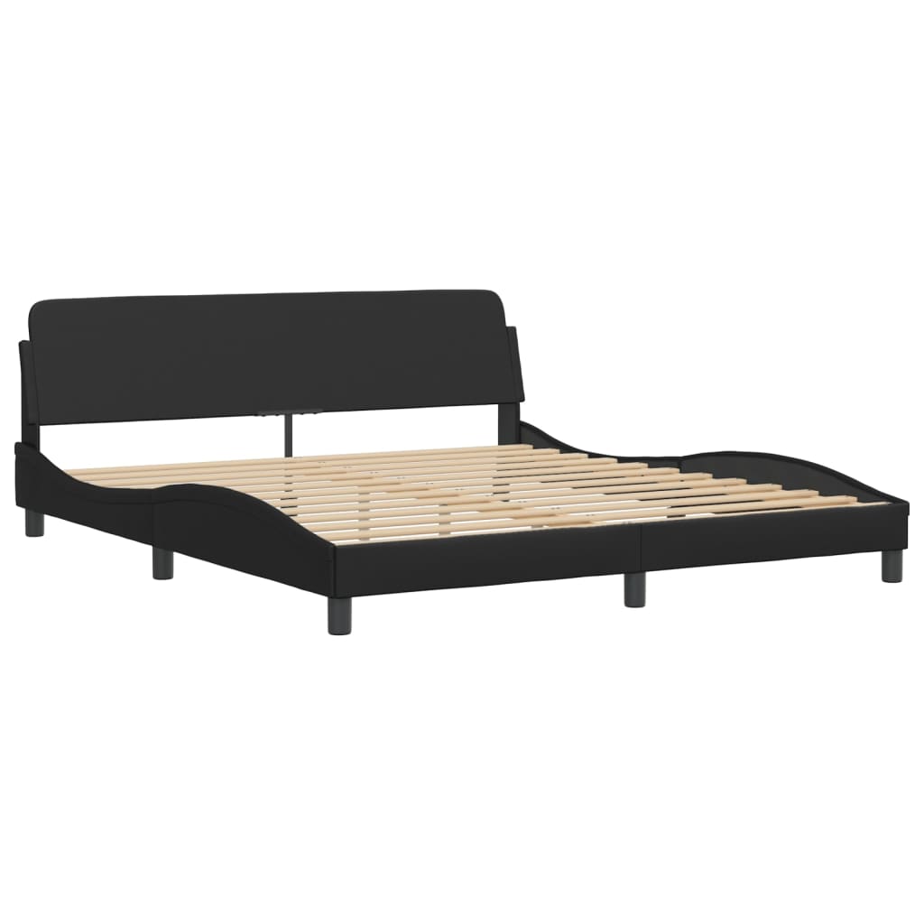 8721012341494_g_en_hd_1 vidaXL Bed Frame "Dover" Black 180x200 cm King Faux Leather - Image 3