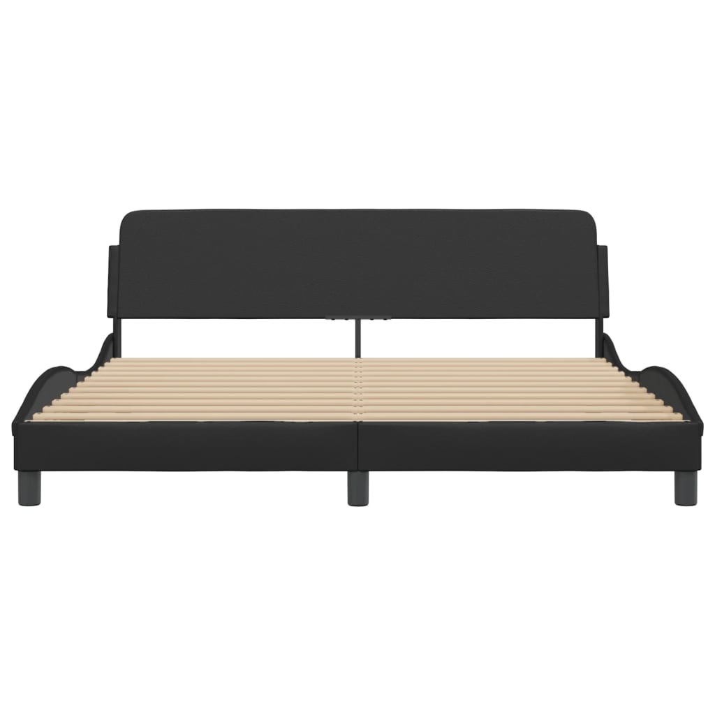 8721012341494_g_en_hd_2 vidaXL Bed Frame "Dover" Black 180x200 cm King Faux Leather - Image 4