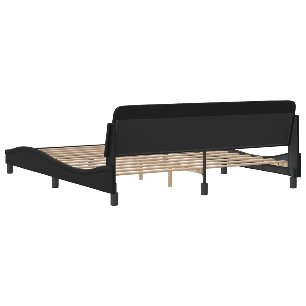 8721012341494_g_en_hd_4 vidaXL Bed Frame "Dover" Black 180x200 cm King Faux Leather - Image 6