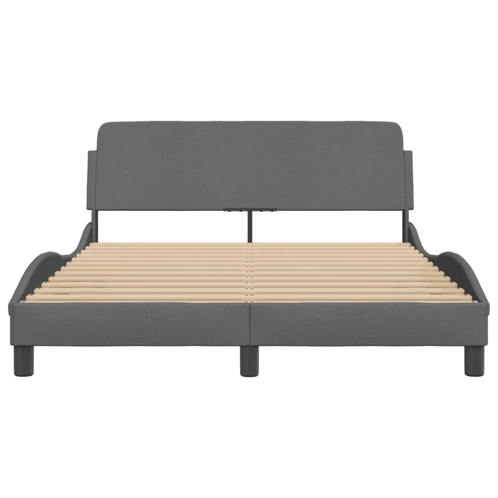 8721012341517_g_en_hd_2 vidaXL Bed Frame "Dover" Dark Grey 137x190 cm Double Fabric - Image 4